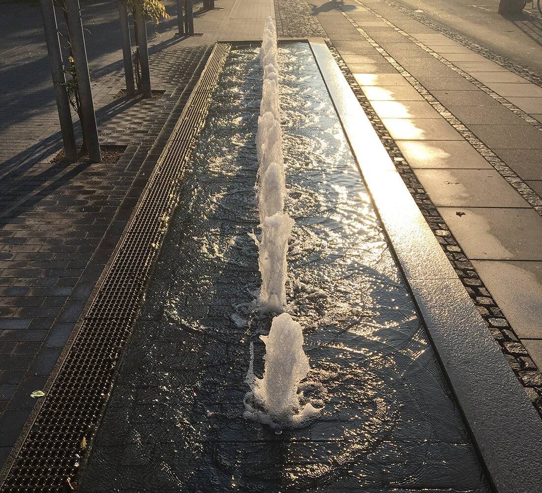 Fountain at Malthe Bruuns gade_close up