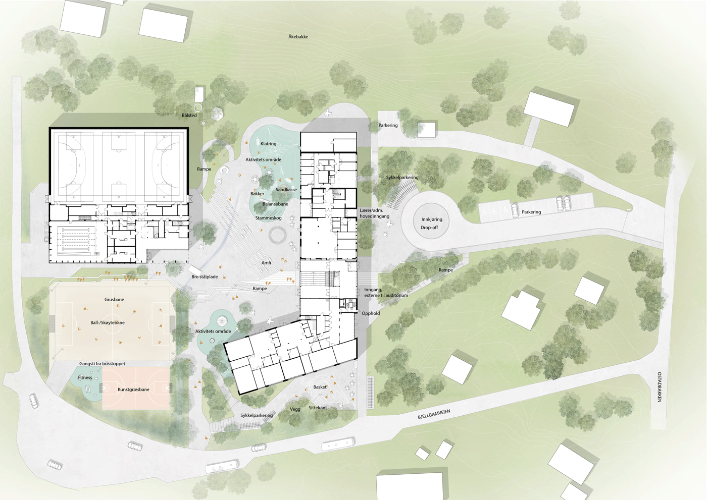 Evenes-Skole_site plan