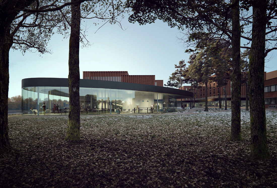 Mountain Man Aalto University landscape