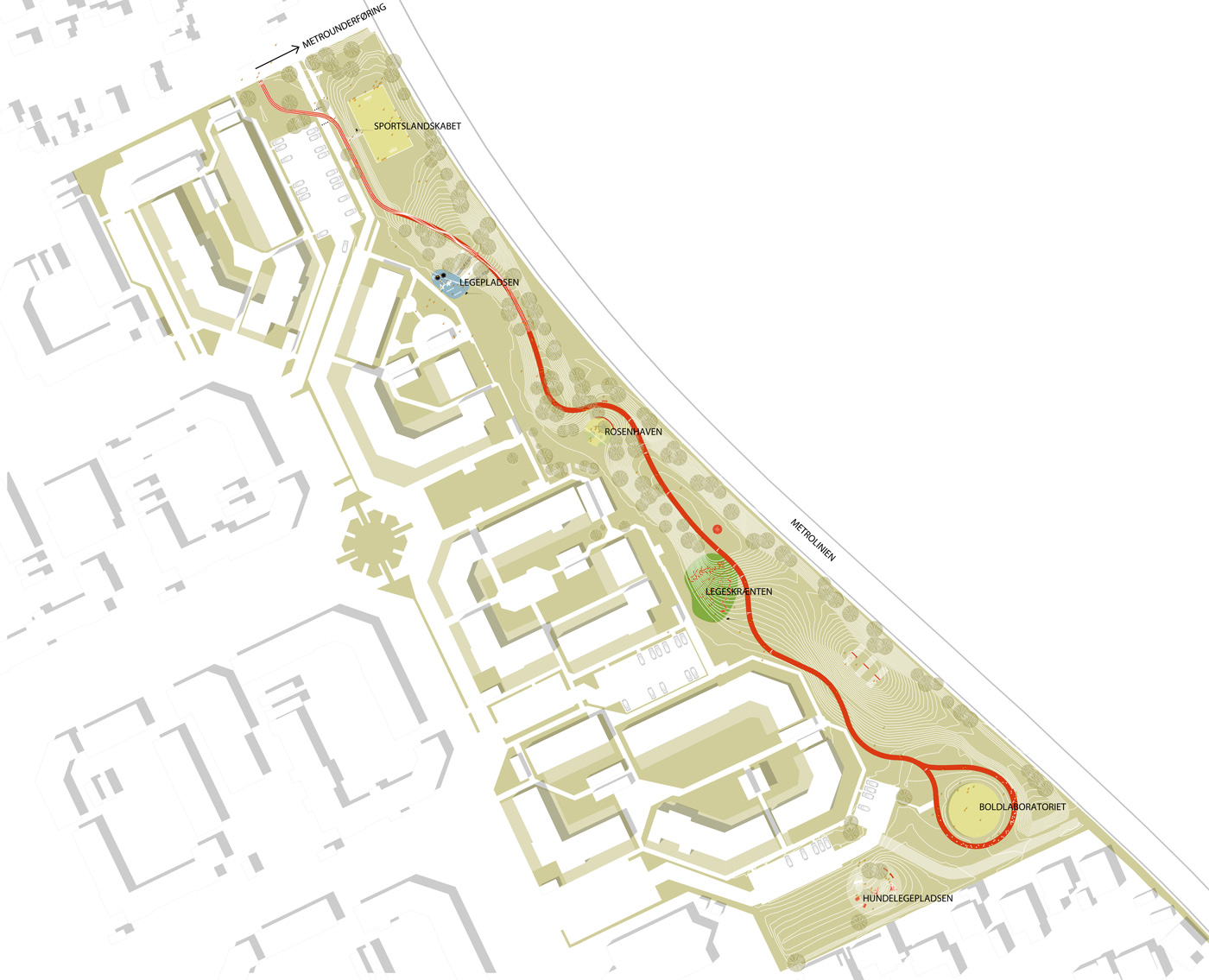 Plandrawing of Kastrup Activity Landscape Plandrawing of Kastrup Activity Landscape