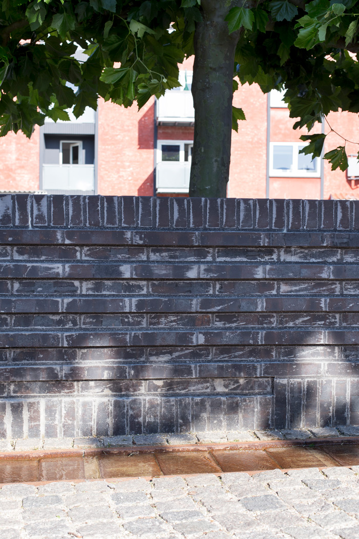 Shadow on Brick Wall Sct Olai Square Shadow on Brick Wall Sct Olai Square
