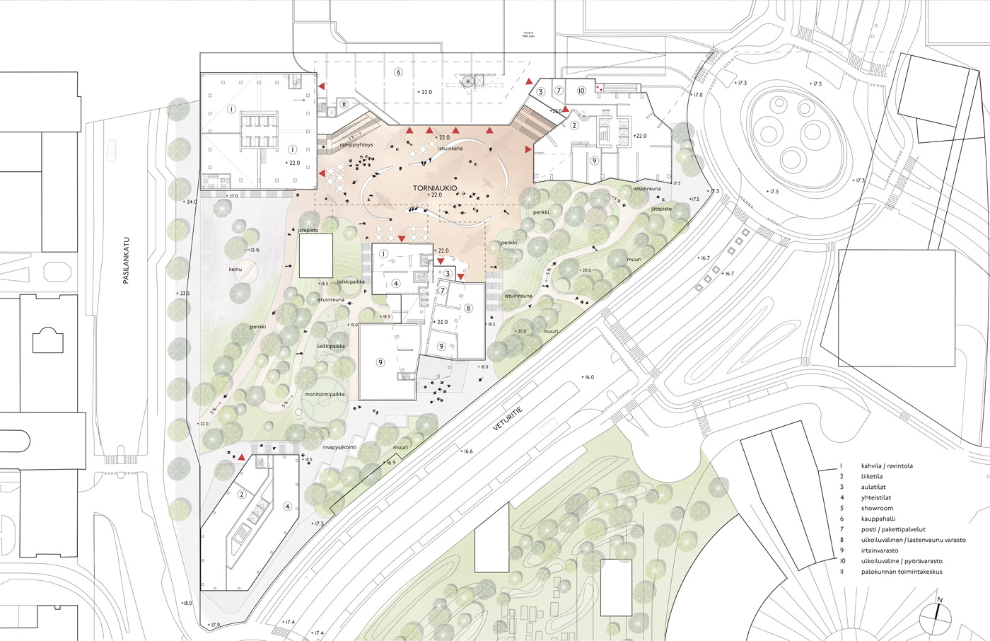 Helsinki highrise Plan drawing Helsinki highrise Plan drawing