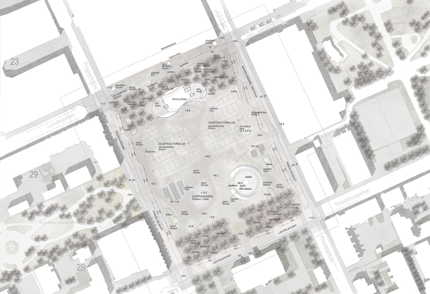 Reference plan Porvoo Square