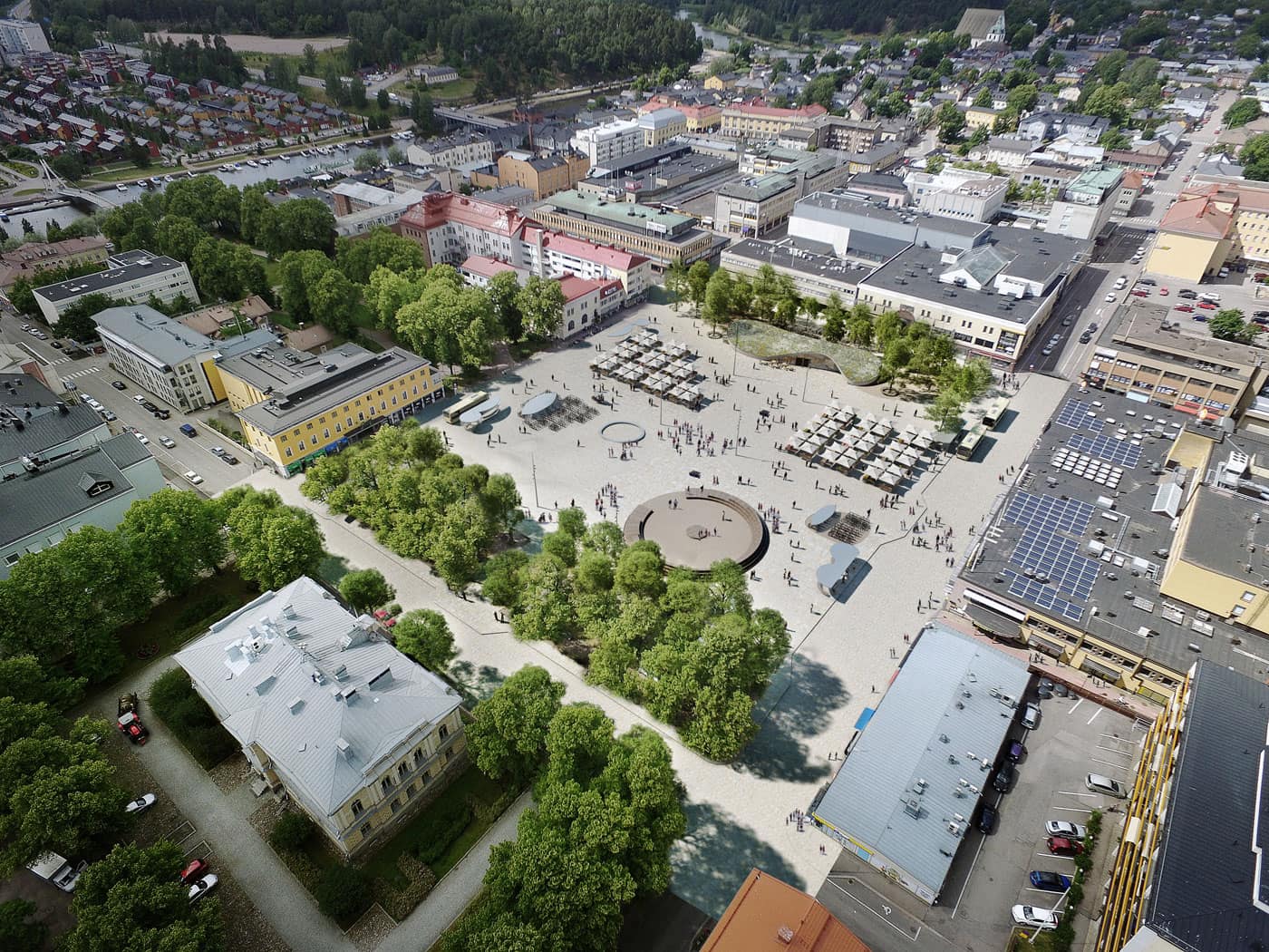 Top View Porvoo Square