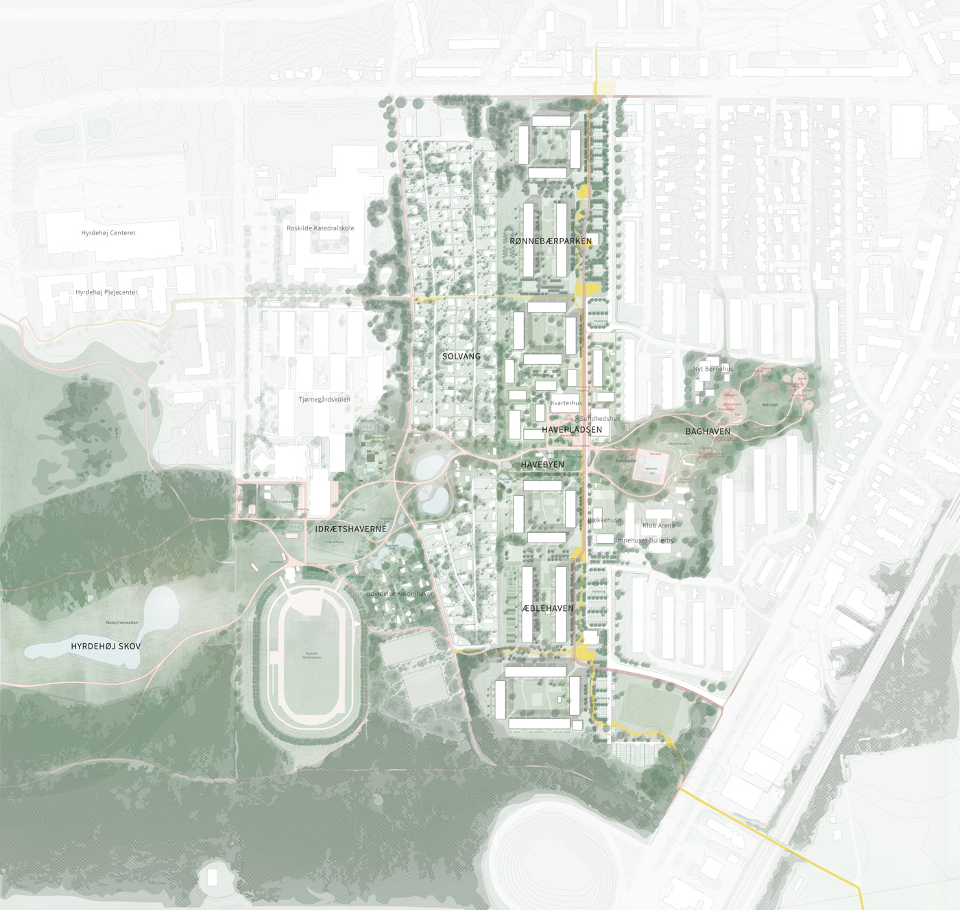 Roskilde Sydvest Siteplan 1500