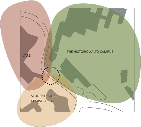 Aalto University Campus areas